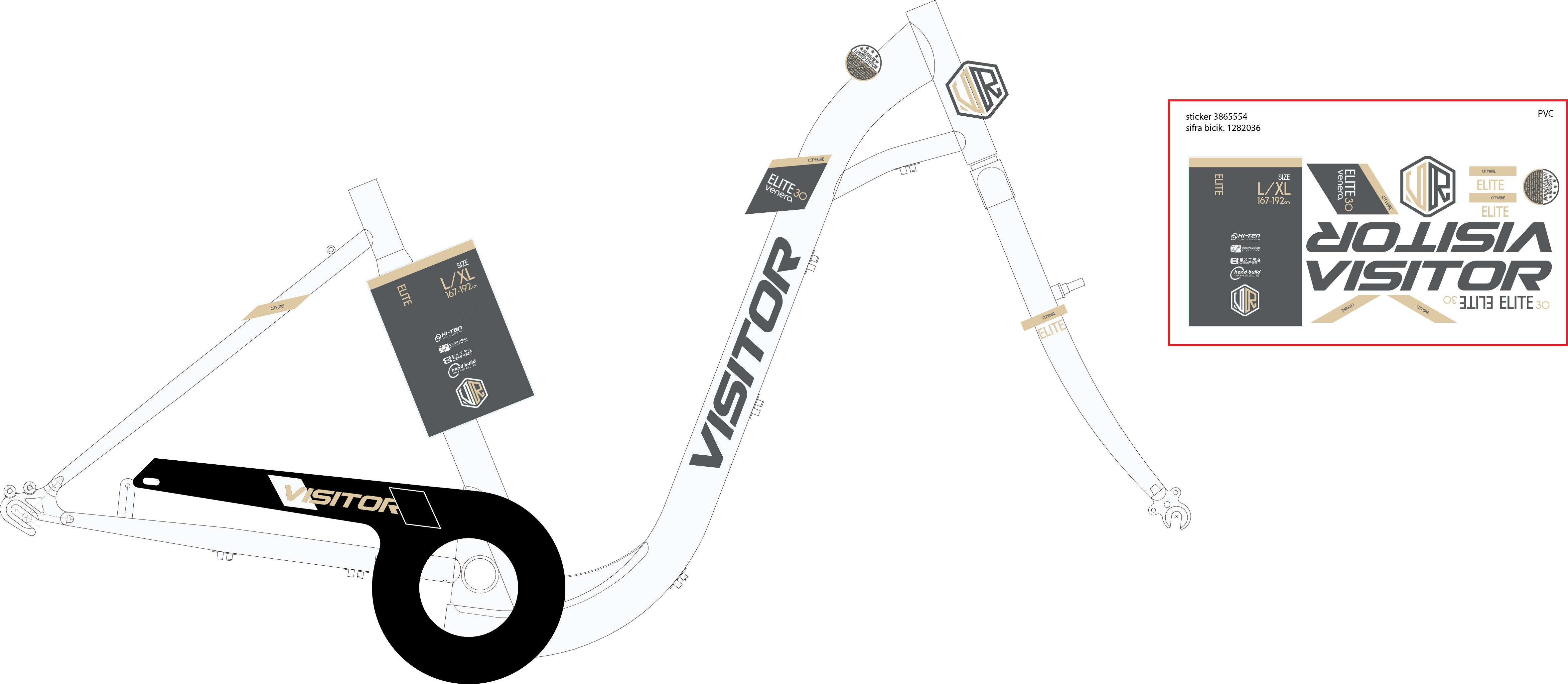 F.VILA ZA RAM  ELI282UTV/25AK01P14/L/XL20-3892287 2025